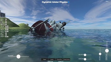 Dynamic Water Physics 2 for Unity - Ship Sink Demo