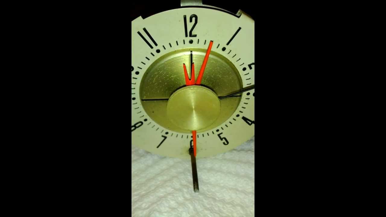 1958 Ford Thunderbird Clock YouTube