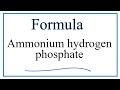 Chemical Formulas and Polyatomic Ions