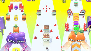 Jelly Run 2048 ULTIMATE Gameplay | 3 Shape Play Showdown! | 256K vs 16M vs 8192B RacePart-9