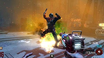 Mob of the Dead Zombies Gameplay LIVE Part 4 (Black Ops 2 Uprising DLC Map Pack)