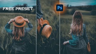 blue cinematic presets photoshop | photoshop preset download