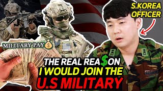 Why South Korean Officer Shocked at U.S. MILITARY BENEFITS!!!