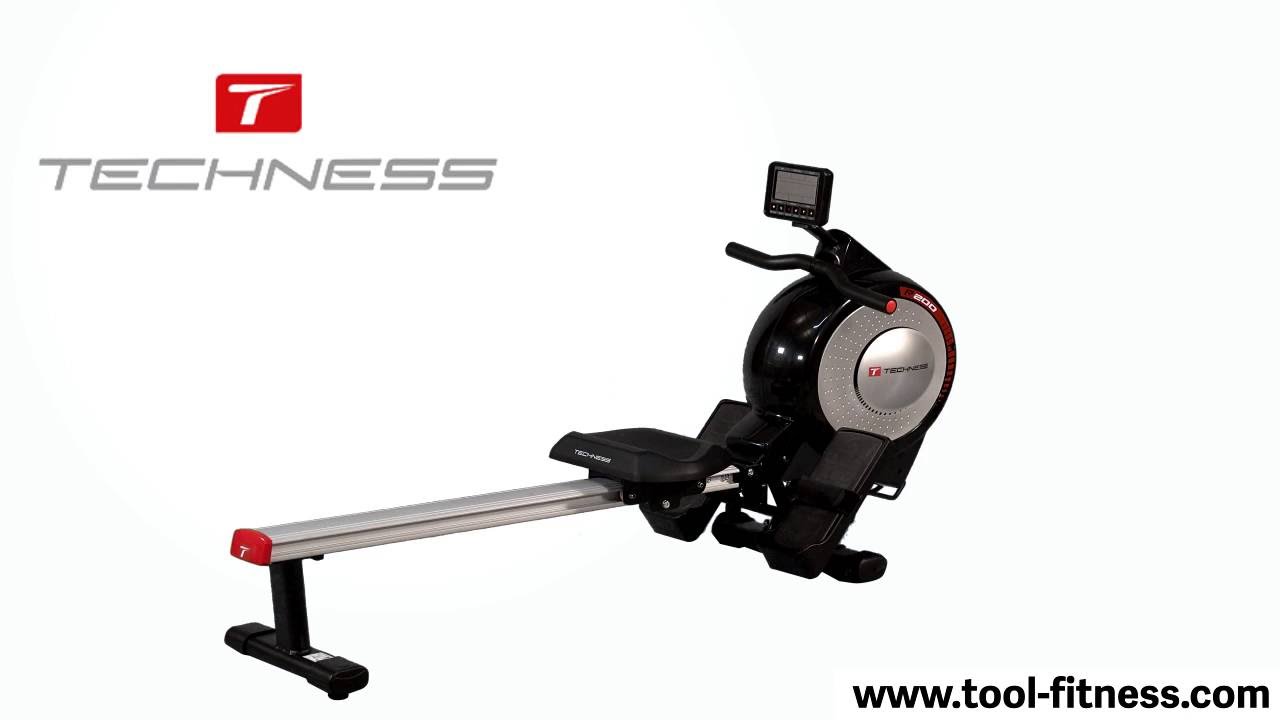 Techness R200 - Rameur - Tool Fitness - YouTube