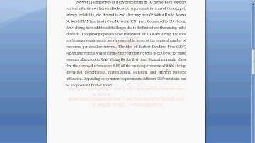 Enabling 5G RAN Slicing with EDF Slice Scheduling- IEEE PROJECTS 2019-20