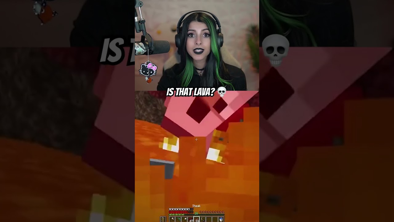 would you risk it for your dog?❤️ #egirl #minecraft #shorts #reaction