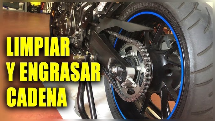 7 formas de engrasar la cadena de tu moto