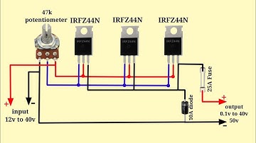 Voltage regulator circuit output 50A #voltageregulator #voltage