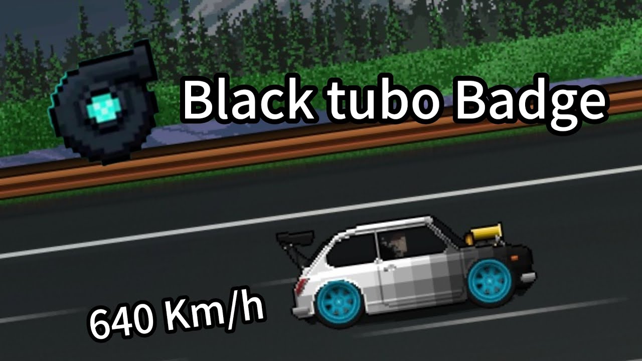 Black turbo badge (Renovate) Pixel car racer