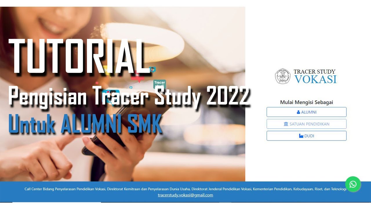 Alumni Tutorial Tutorial Pengisian Tracer Study 2022 untuk alumni SMK - YouTube