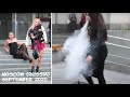 Walking Moscow (Russia): beautiful Russian girls in the city center. September 2020. No comment.
