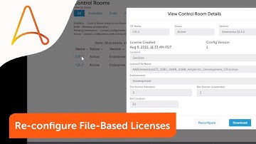 How to Re-Configure File-Based Licenses | Automation 360
