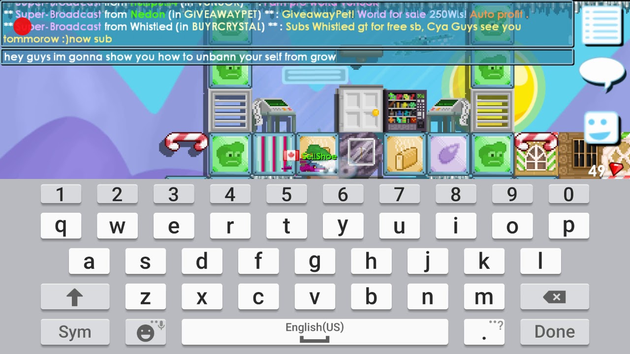 How to unban yourself (support@growtopiagame.com )