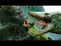 King kong vs skullcrawler  final fight scene  kong skull island 2017 movie clip