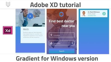 How to add gradient in Windows version of Adobe XD