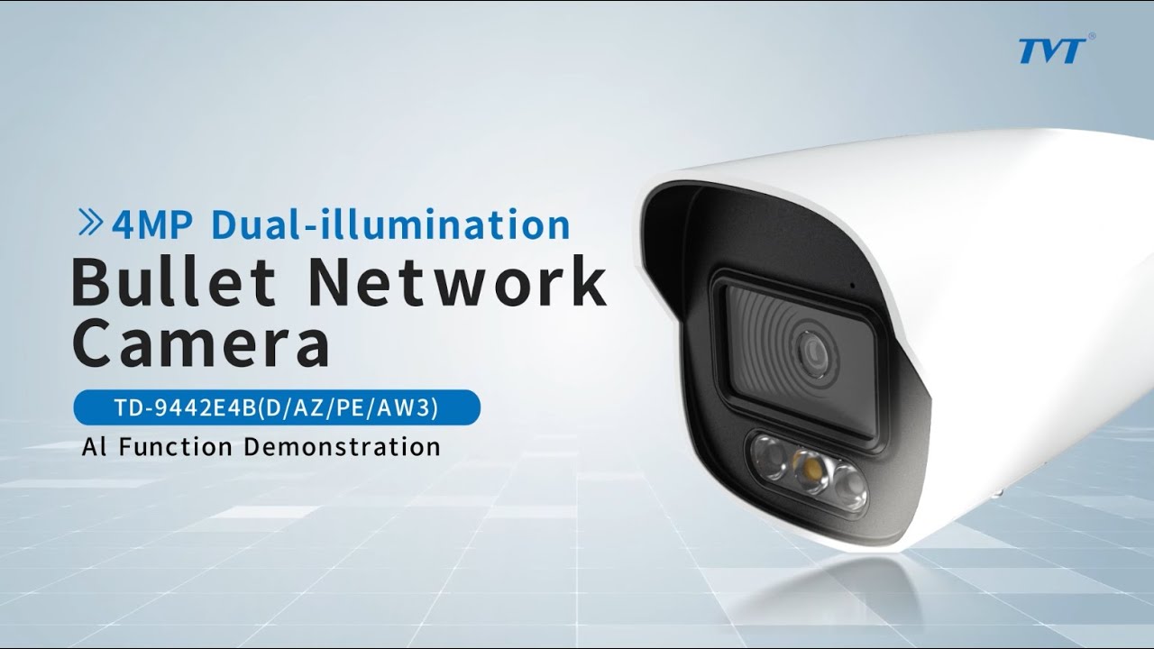 4MP Daul-illumination Bullet Network Camera-AI function @TD-9442E4B(D/AZ/PE/AW3)