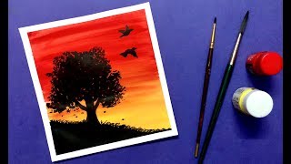 poster easy colour painting beginners