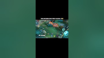 invisible bug grock is 100% unbalanced #mobilelegends #choou #shorts #mlbb