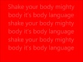 The Jacksons - Body Language (with lyrics)