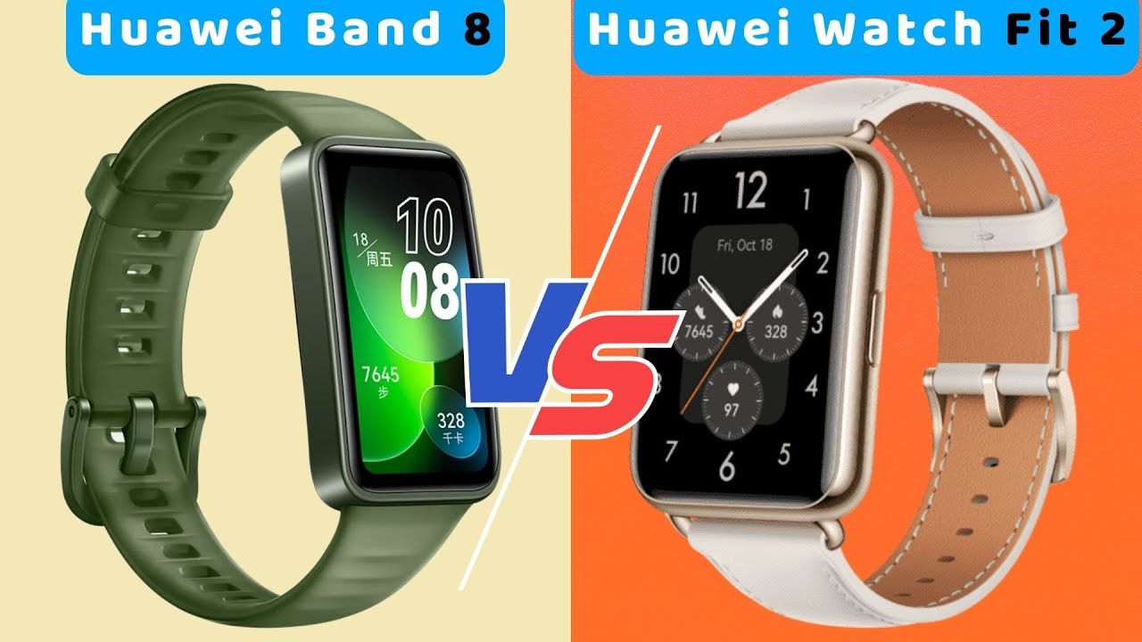 Huawei Band 8 vs Huawei Watch Fit 2 