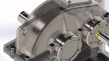 Hộp giảm tốc - Bánh răng trụ răng nghiêng