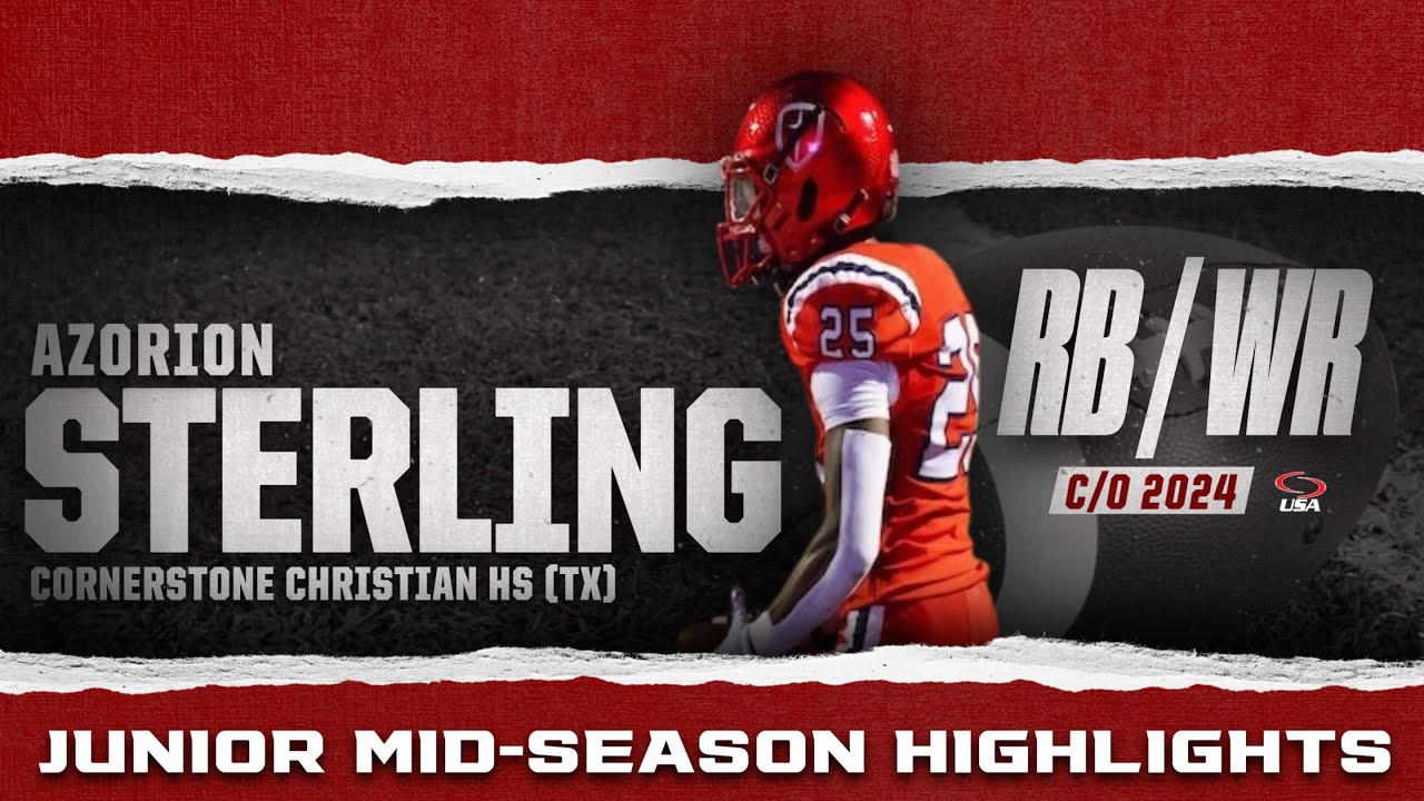 Azorion 2024 Azorion Sterling | RB/WR/ATH | Junior Mid-Season Highlights - YouTube