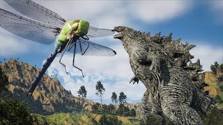 Giant Dragonfly Snatches Godzilla screenshot 4