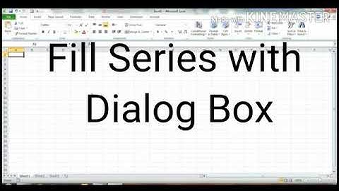 Class 12th || Typography & Computer || Fill Series dialog box