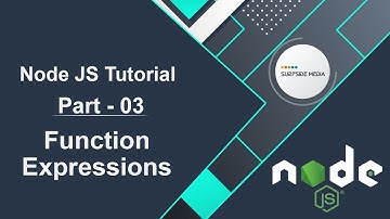 Node JS Tutorial - Function Expressions
