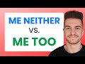 Me Too or Me Neither?