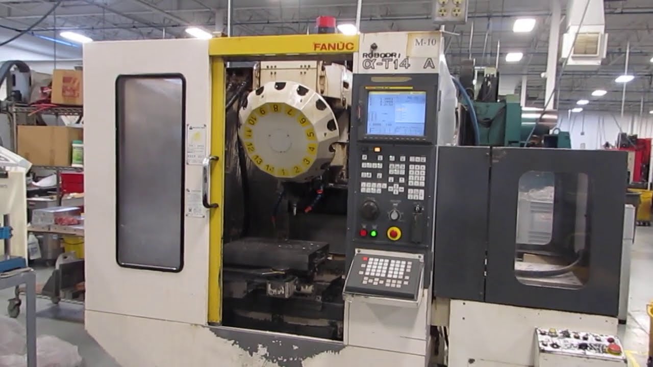 Fanuc RoboDrill Alpha-T14iA Vertical Machining Center with Pallet ...