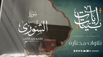 آيات بينات من سورة الشورى - تلاوة للقارئ وليد النائحي