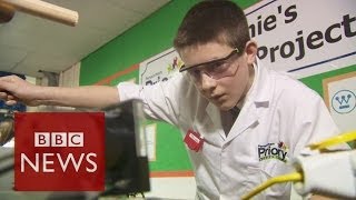 13 year old builds a nuclear reactor - BBC News
