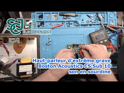 Boston Acoustics CS Sub 10 | SJC Électronique