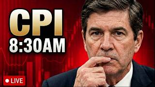 🔴CPI INFLATION DATA 8:30AM! INFLATION SHOCK OR EASE | LIVE TRADING