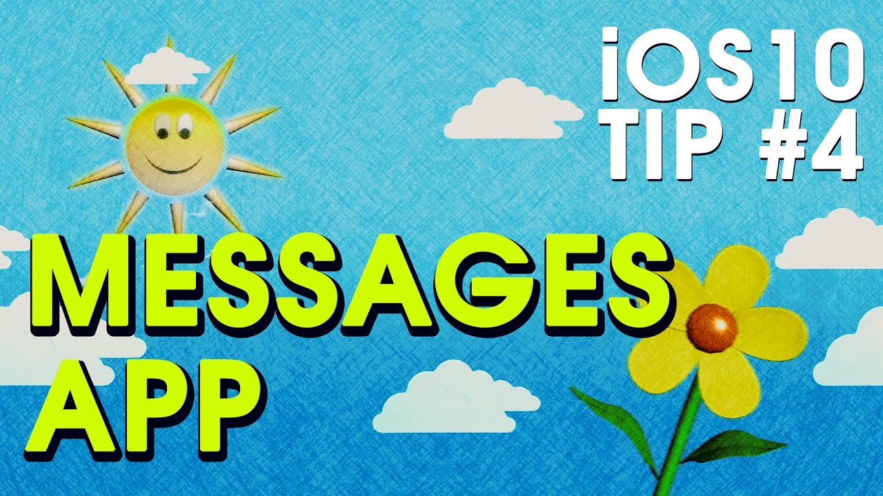 IOS10 #4 :) Message photo edit! - YouTube