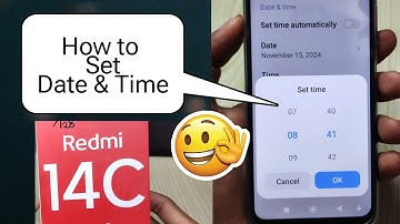 How to setting Date and Time on Redmi 14c