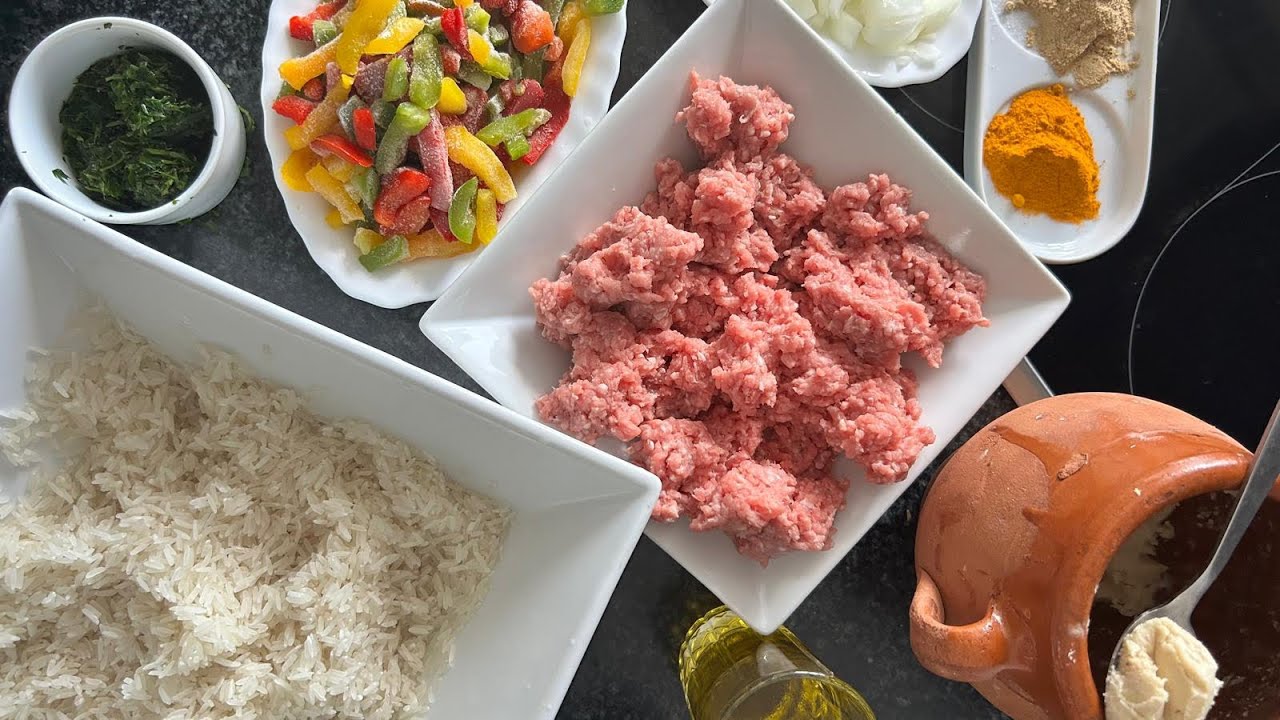 أرز الكفتة الذهبي ولمسة السمن البلدي😋❤️