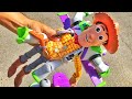 Live action toy story can buzz and woody fly