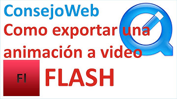 Como exportar una animacion flash a video
