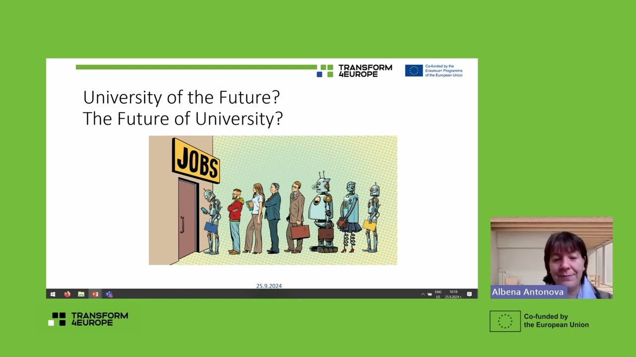 T4EU Webinar „Artificial Intelligence tools in practice“ by Albena Antonova