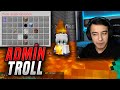 ADMİN TROLL !! YETKİLİYİ BANLADIM -minecraft