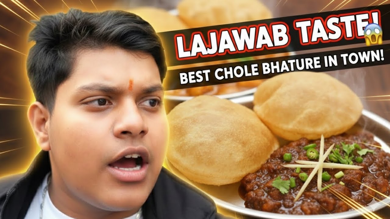 Muzaffarnagar ke Mashhoor Chhole Bhature! 😱 Itna swaad ki ungliyan chaat jaoge!