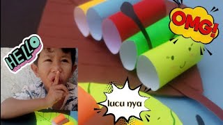 Membuat Mainan Ulat Lucu Warna Warni Membuat Mainan Sendiri