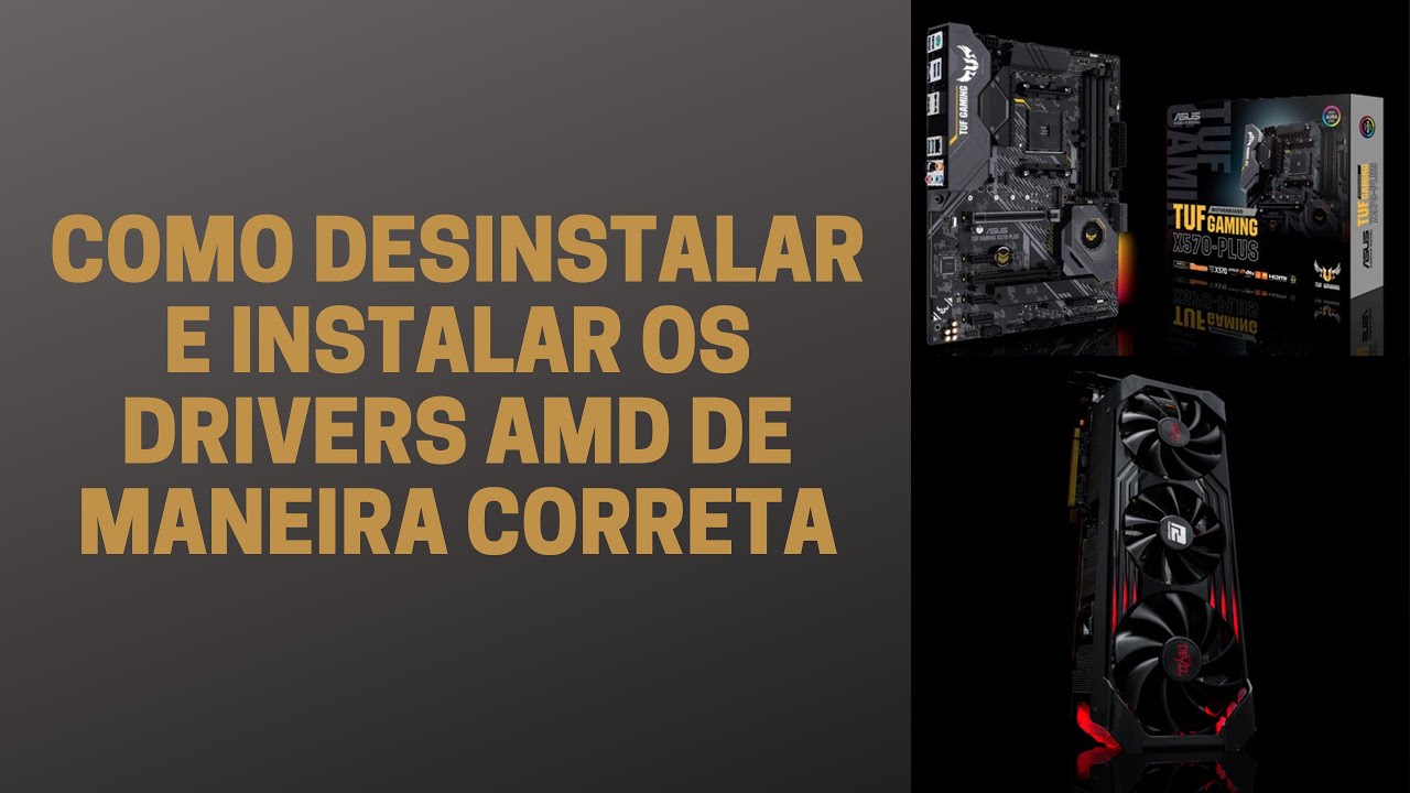 Como desinstalar e instalar os drivers de maneira correta algumas