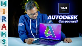 AutoCAD, Inventor, Maya on MacBook Pro 16' M1 Pro | All Autodesk Softwares Revit, 3ds Max, Mudbox