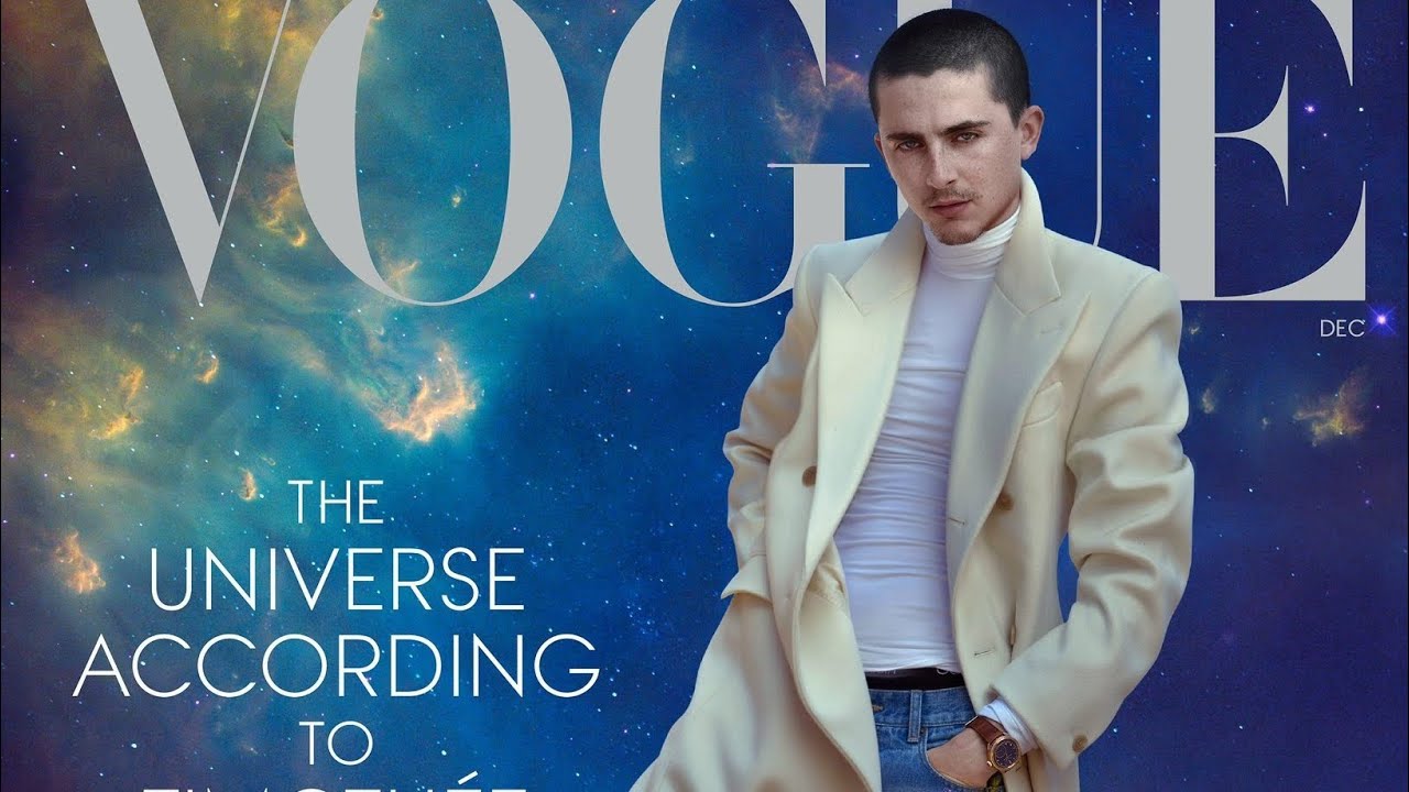 Обложка декабрьского Vogue Тимоти Шаламе: бархатный костюм Dior и секреты Боба Дилана!