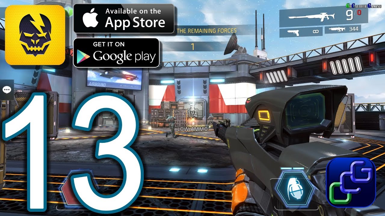 SHADOWGUN Legends Android iOS Walkthrough - Part 13 - The Abysmal Report, Kill Zone, Assault, Intel