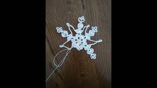 crochet snow flake pattern
