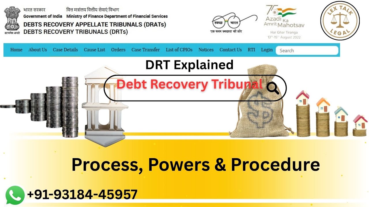 What is DRT & DRAT? | Debt Recovery Tribunal Explained in Simple Hindi